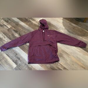 Women’s Small Purple Champion Packable Half Zip Windbreaker